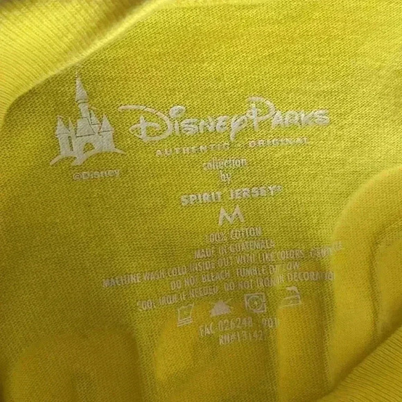 Disney Parks Dapper Day Sunshine Yellow Spirit Jersey Size Medium RARE Read - Picture 11 of 13